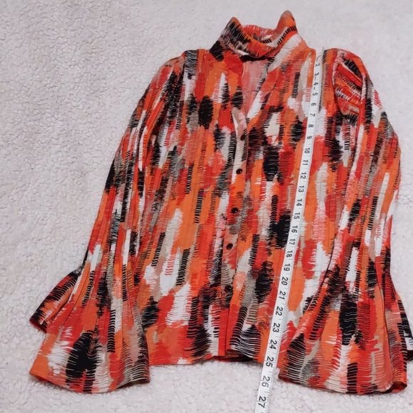 Apt.9 Collared Tops Long sleeve Size M Multicolor - Picture 9 of 16